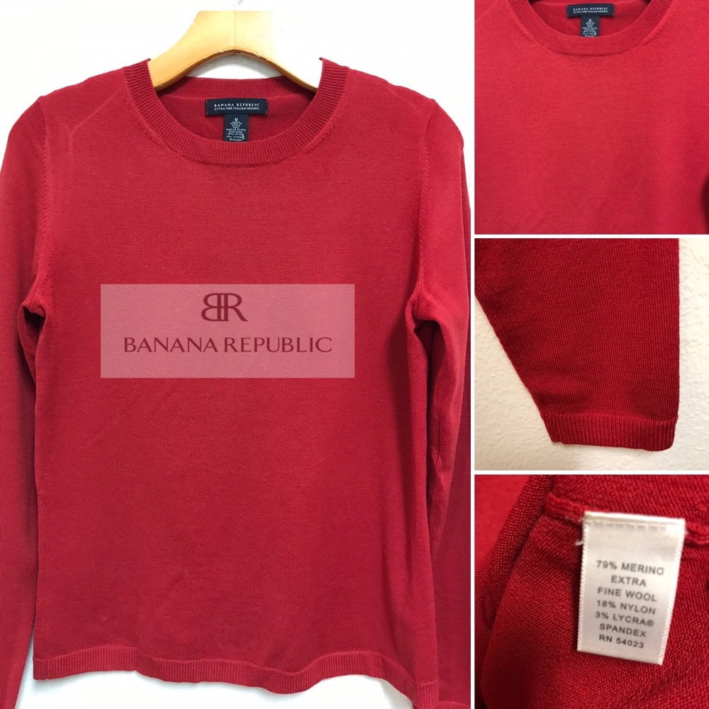 Banana Republic Extra Fine Italian Merino Sweater